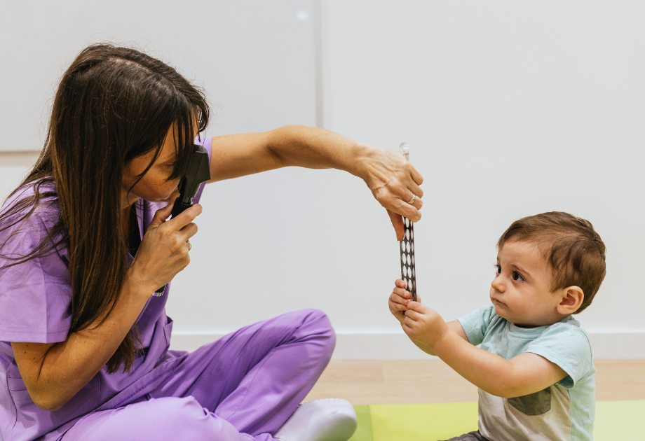 observing a child's vision